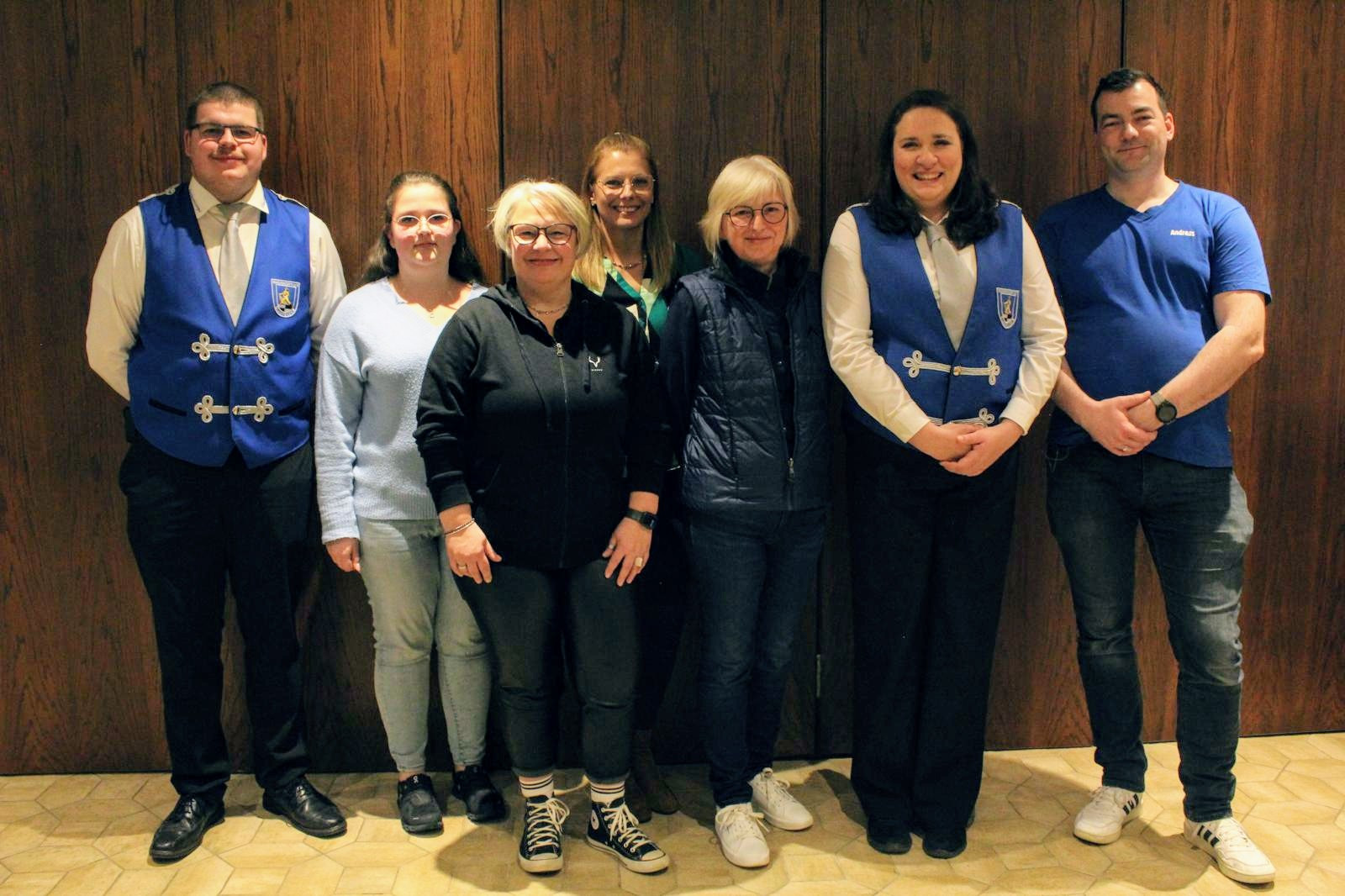 Vorstandschaft des Fanfarencorps Blaufelden