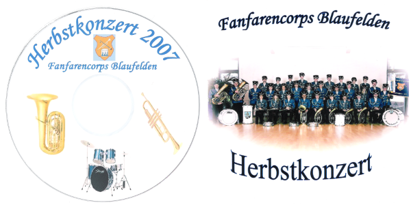 CD des Fanfarencorps Blaufelden